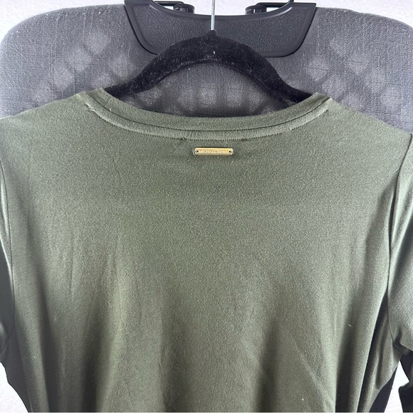 Michael KORS Women’s Olive Green Long Sleeve Dress Size XS - Picture 3 of 7